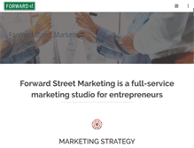 Tablet Screenshot of forwardstmarketing.com